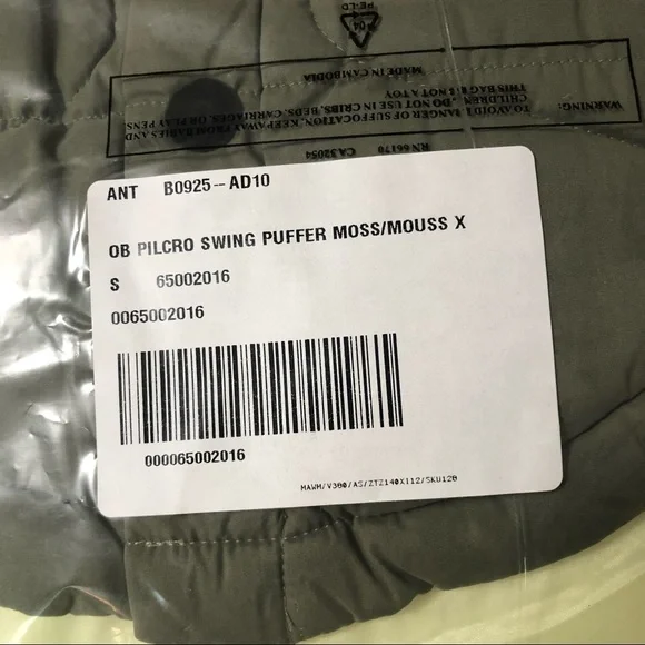 NWT Anthropologie Pilcro puffer swing jacket (XS) - Picture 8 of 10